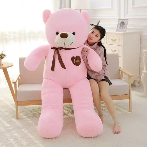 60cm80cm100cm120cm140cm Giant Teddy Bear Plush Toys Soft Teddy Bear Stuffed Doll Big Human Size Teddy Bear For Girls 5ft Popular Birthday Valentine