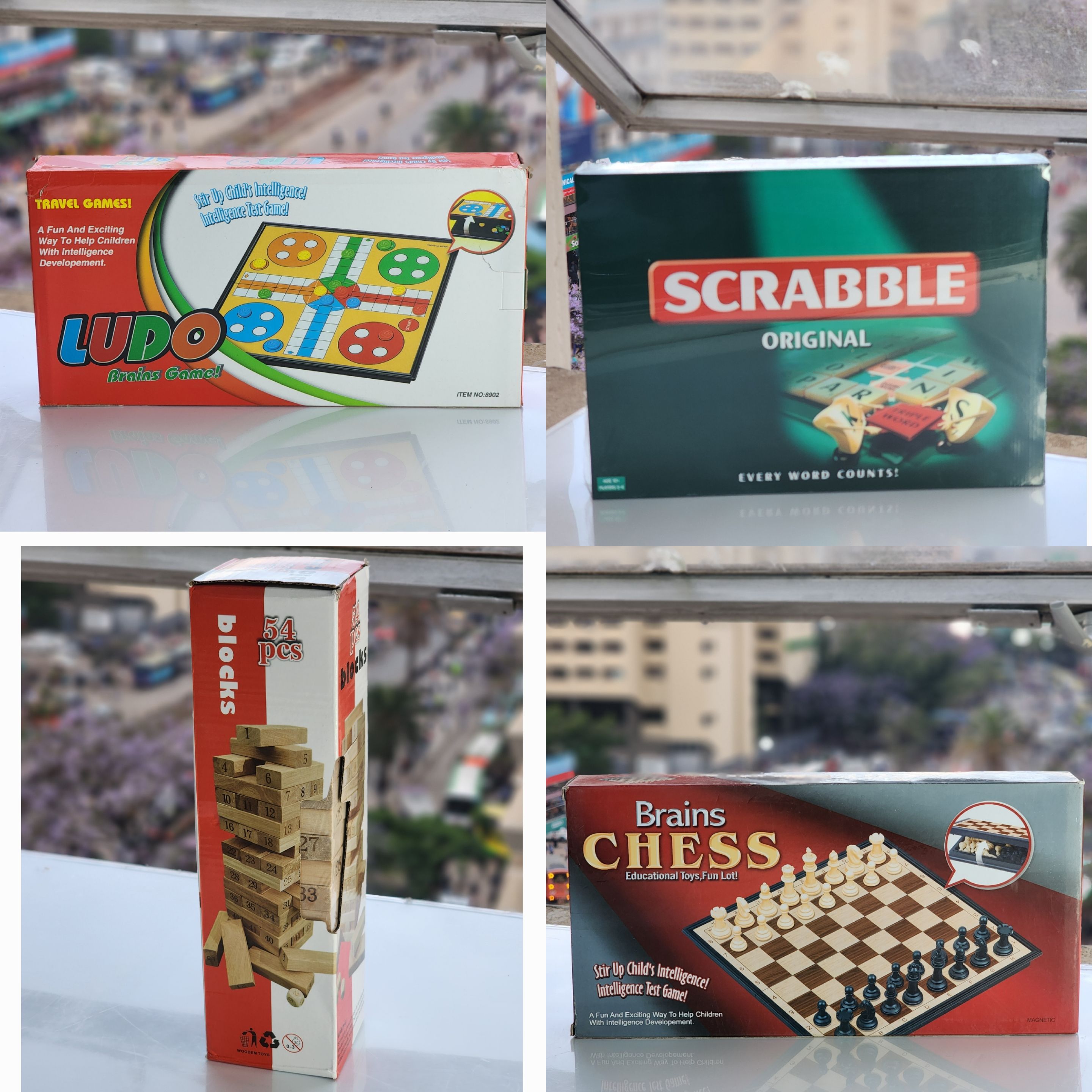 Black Friday Combo Deal – Chess, Ludo, Jenga & Scrabble Board Game Set