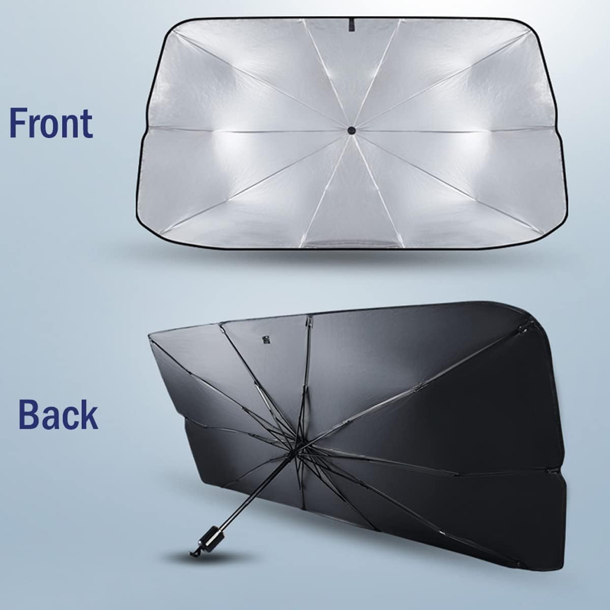 Foldable Umbrella Car Sunshade UV Protection Heat Insulation Windshield Cover Reflective Car Sun Shield
