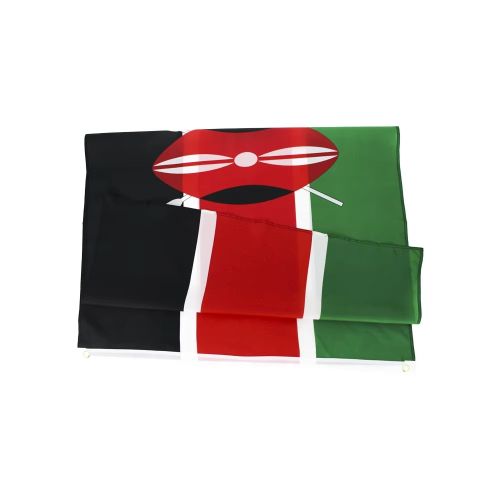 Kenyan National Flag 150x90cm Durable Outdoor Indoor Kenya Flag Weather Resistant High Quality Fabric Flag