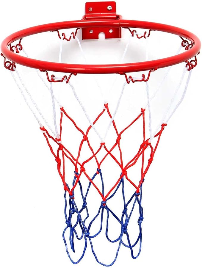 Heavy Duty Basketball Net Replacement Durable Outdoor Indoor Nylon Hoop Net Weather Resistant No Hoop Included