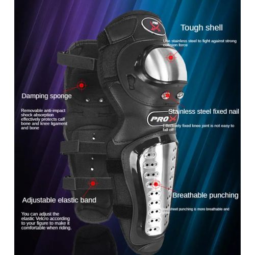 Motorcycle Elbow and Knee Pads Protective Gear Set Riding Safety Guards for Biking Skating Cycling Outdoor Protection