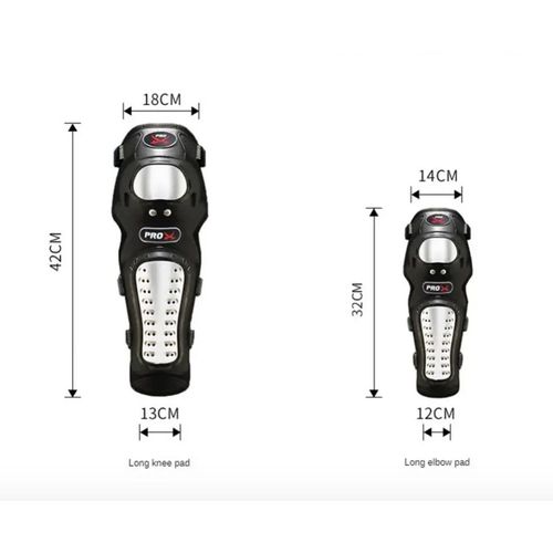Motorcycle Elbow and Knee Pads Protective Gear Set Riding Safety Guards for Biking Skating Cycling Outdoor Protection