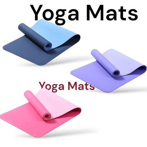 15mm Thick Non Slip Yoga Mat Double Sided TPE Fitness Exercise Mat for Yoga Pilates Workout Home Gym