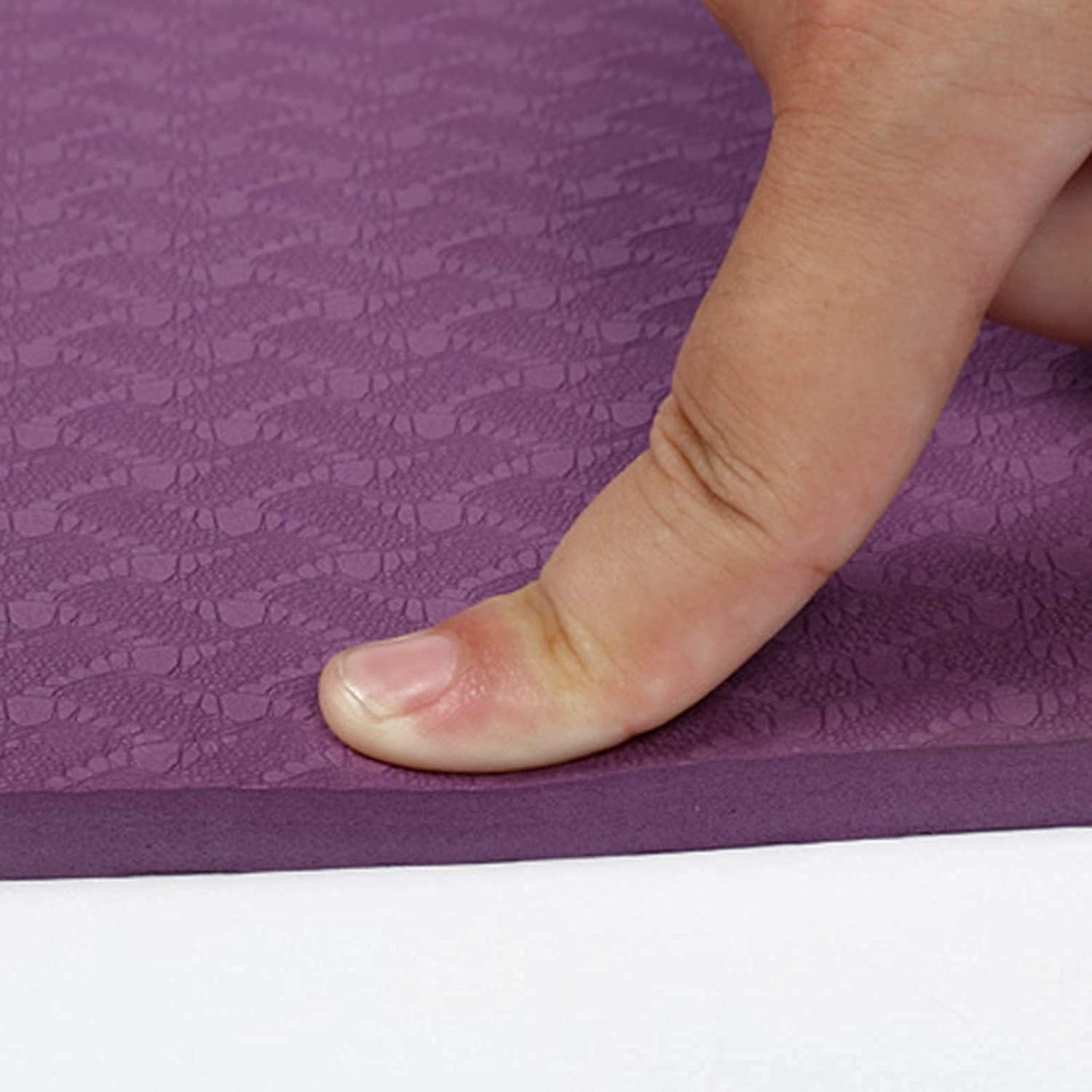 15mm Thick Non Slip Yoga Mat Double Sided TPE Fitness Exercise Mat for Yoga Pilates Workout Home Gym
