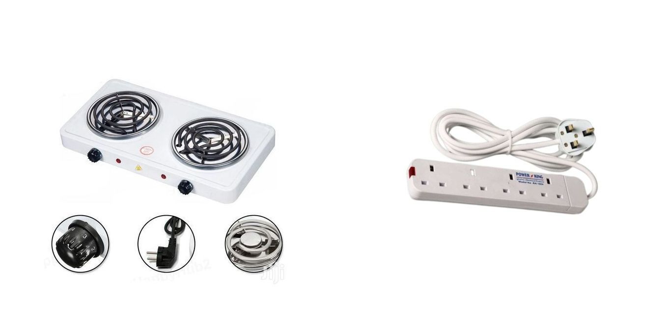 Double electric cooker coil with free Extensions for use
