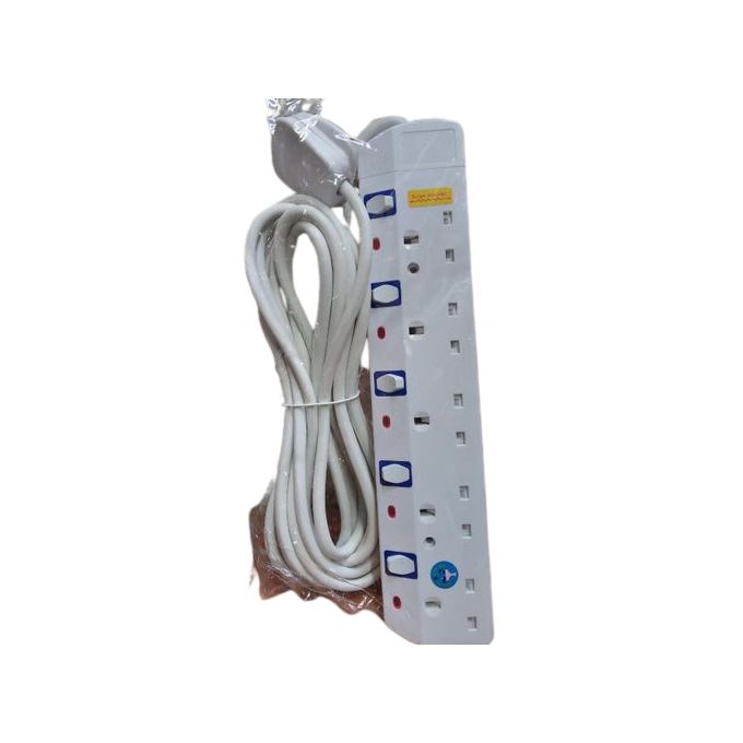 High quality 6 ports extension with surge protector