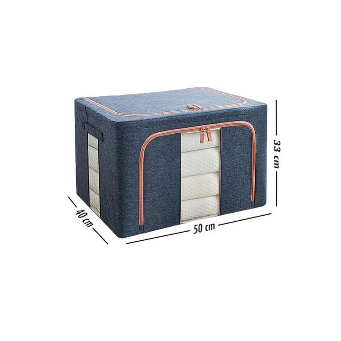 High quality clothe storage bag with zip and window - Large and easy to lift up
