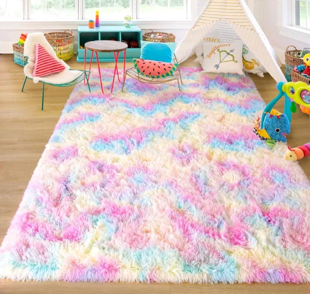 【Offer】5*8 Soft Patched carpet carpet Multicolor Floor Mat Fluffy Bedroom Carpet New Classic Thick Carpet Living Room Plush Rugs Children Bed Room Fluffy Floor Carpets Home Decor Rugs Velvet Mat
