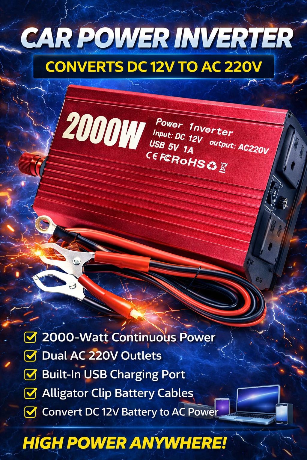 12.8V 100Ah Lithium Iron Phosphate (LiFePO4) Solar Battery – 1280Wh Deep Cycle with Smart BMS