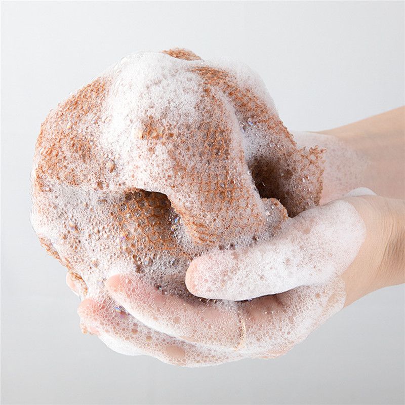 3PCS African Net Sponges, Long Net Bath Sponge Exfoliating Towels for Bath, Shower Body Scrubber Back Scrubber Skin Smoothers for Daily Use, 30x80cm
