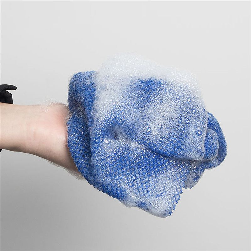 3PCS African Net Sponges, Long Net Bath Sponge Exfoliating Towels for Bath, Shower Body Scrubber Back Scrubber Skin Smoothers for Daily Use, 30x80cm