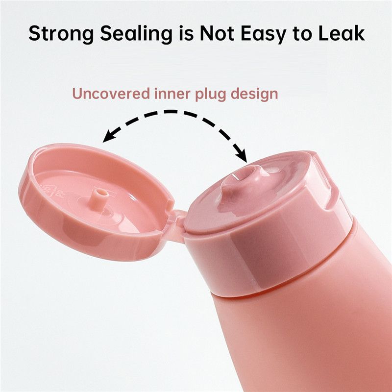 3 Pack Portable Travel Bottles for Toiletries, Leakproof Refillable Liquid Containers for Shampoo, Body Lotion, Hair Conditioner, 60ml/2.02oz