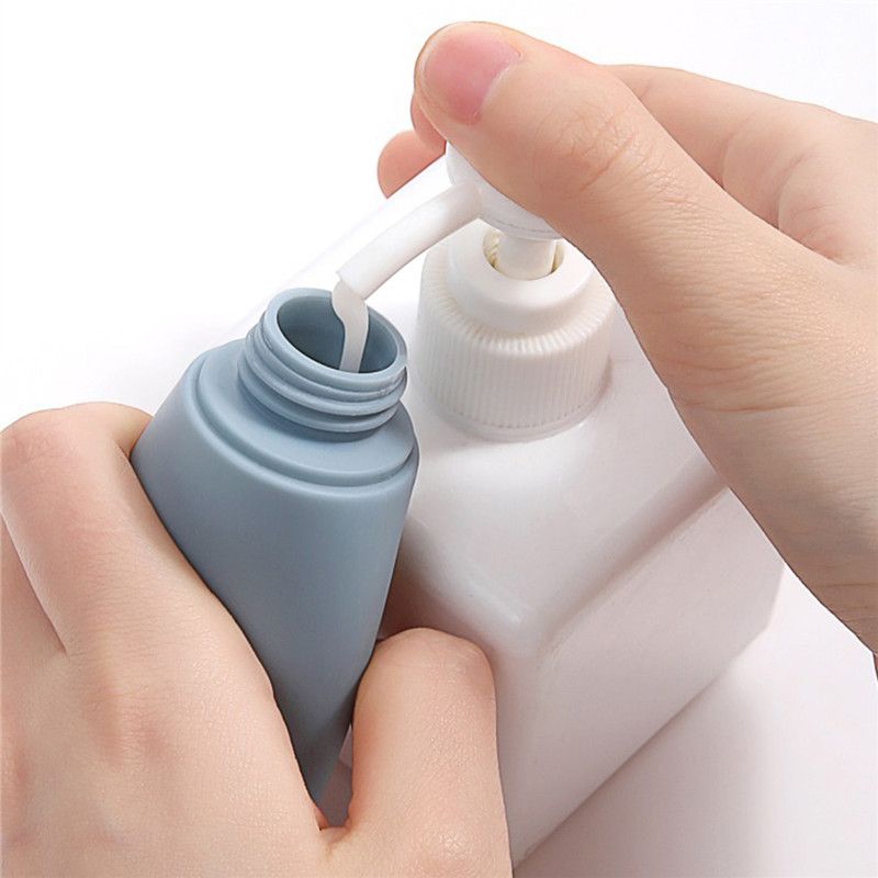 3 Pack Portable Travel Bottles for Toiletries, Leakproof Refillable Liquid Containers for Shampoo, Body Lotion, Hair Conditioner, 60ml/2.02oz