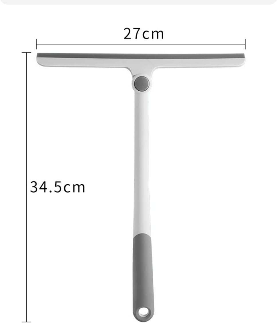 Window Washer Shower Squeegee for Shower Doors Glass Window Wiper Window Cleaning Tool Brush for Glass Doors, Bathroom, Mirrors, Windows Cars and Tile Walls