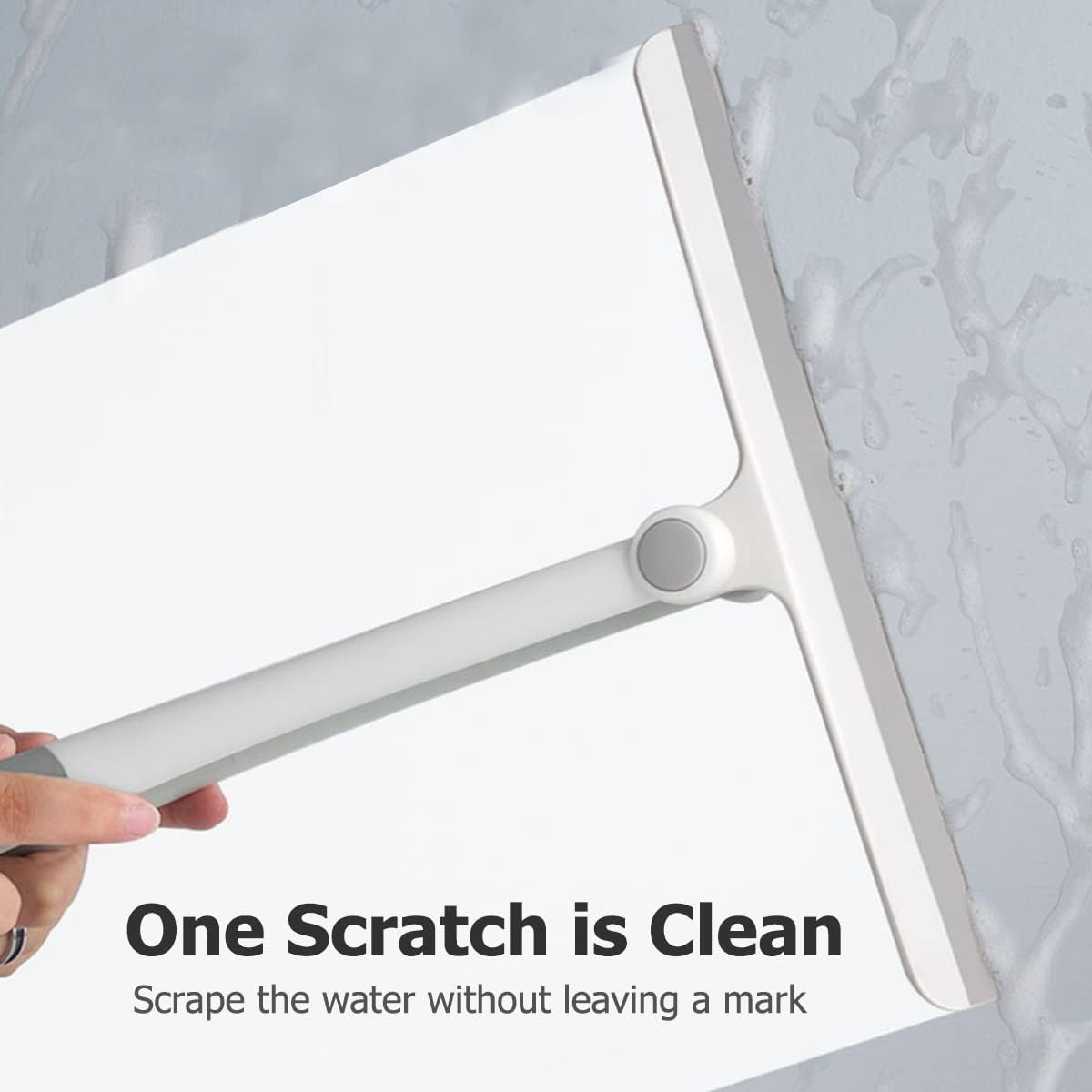 Window Washer Shower Squeegee for Shower Doors Glass Window Wiper Window Cleaning Tool Brush for Glass Doors, Bathroom, Mirrors, Windows Cars and Tile Walls