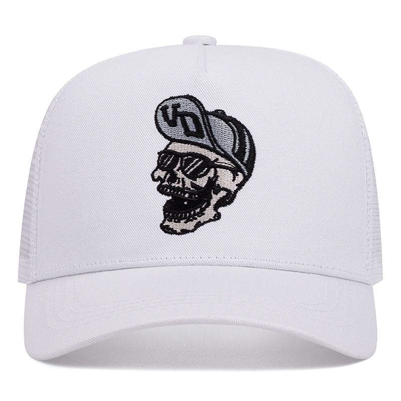 TS Von Dutch Classic Trucker Hat - Retro Snapback Cap for Men and Women - Adjustable Fit Panel, Breathable Mesh Rear, Curve Bill 21.65-24.01inches(55-61cm)