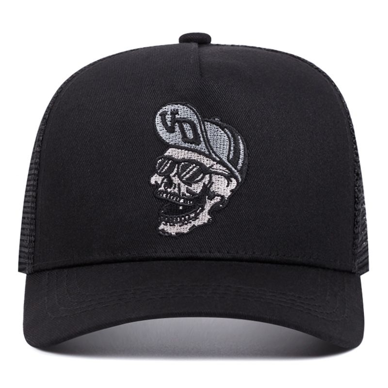 TS Von Dutch Classic Trucker Hat - Retro Snapback Cap for Men and Women - Adjustable Fit Panel, Breathable Mesh Rear, Curve Bill 21.65-24.01inches(55-61cm)