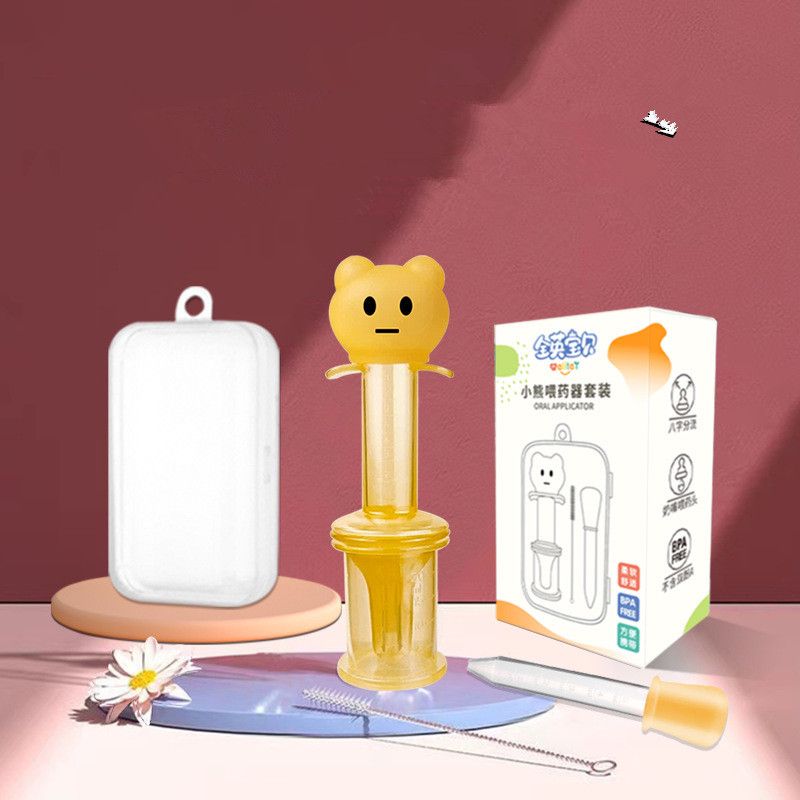 Baby Medicine Dispenser Kit  - Infant Medicine Syringe Pacifier Dropper, Toddler Feeding Pacifiers Dispensers Products for Babies Newborn Essentials Must Haves Medical Kits