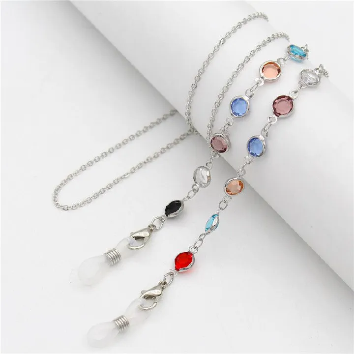 TS Eyeglass Chain, Beaded Eye Glasses Strap Holders around Neck For Women & Girls, Sunglasses Mask Necklace Lanyard