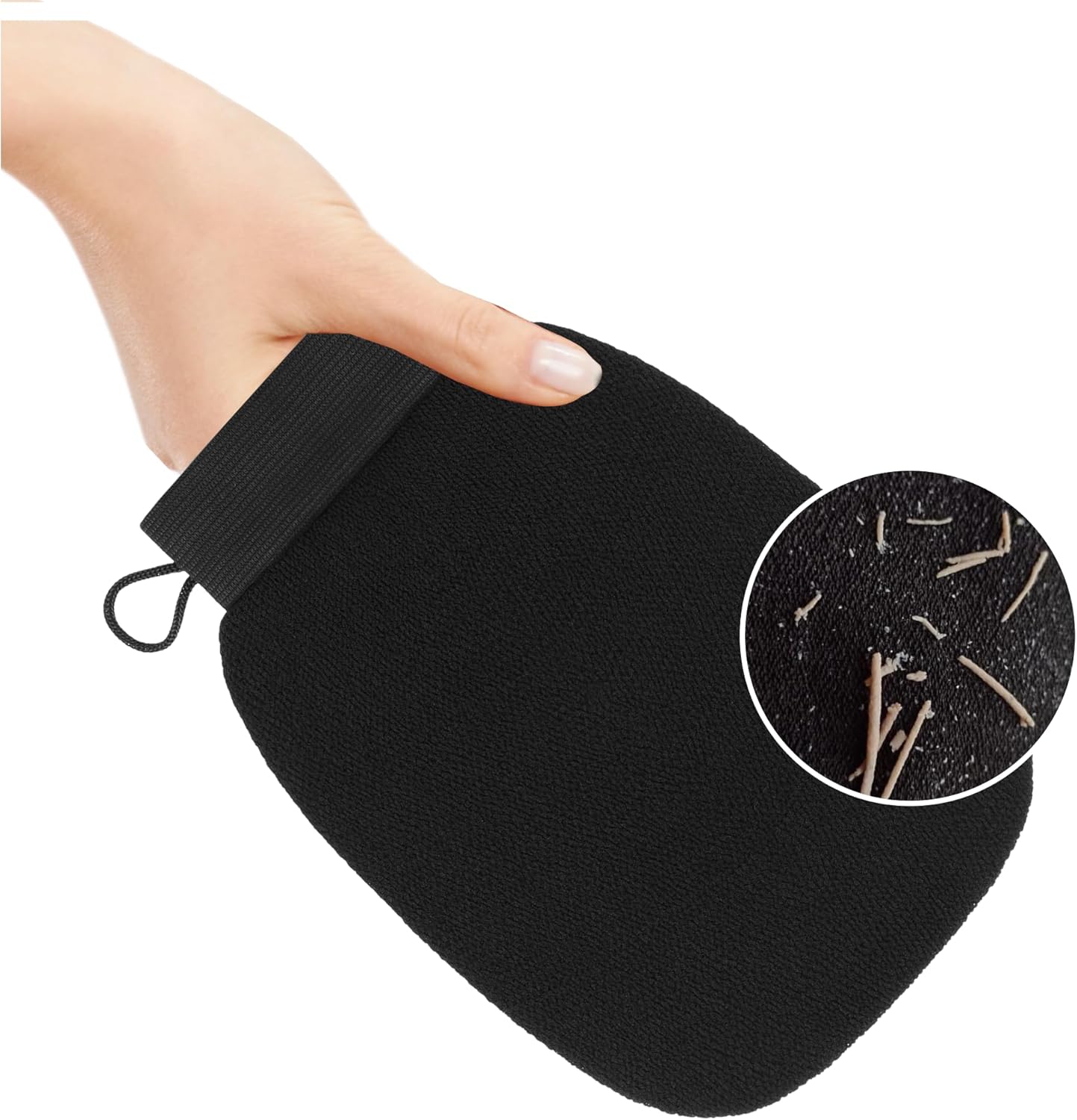 Exfoliating Mitt for Body Scrub Exfoliator Glove Revive Glow Keesa Exfoliating Glove Exfoliate Bath Korean Deep Exfoliating Gloves for Shower Dead Skin Remover Scrubber Exfoliation