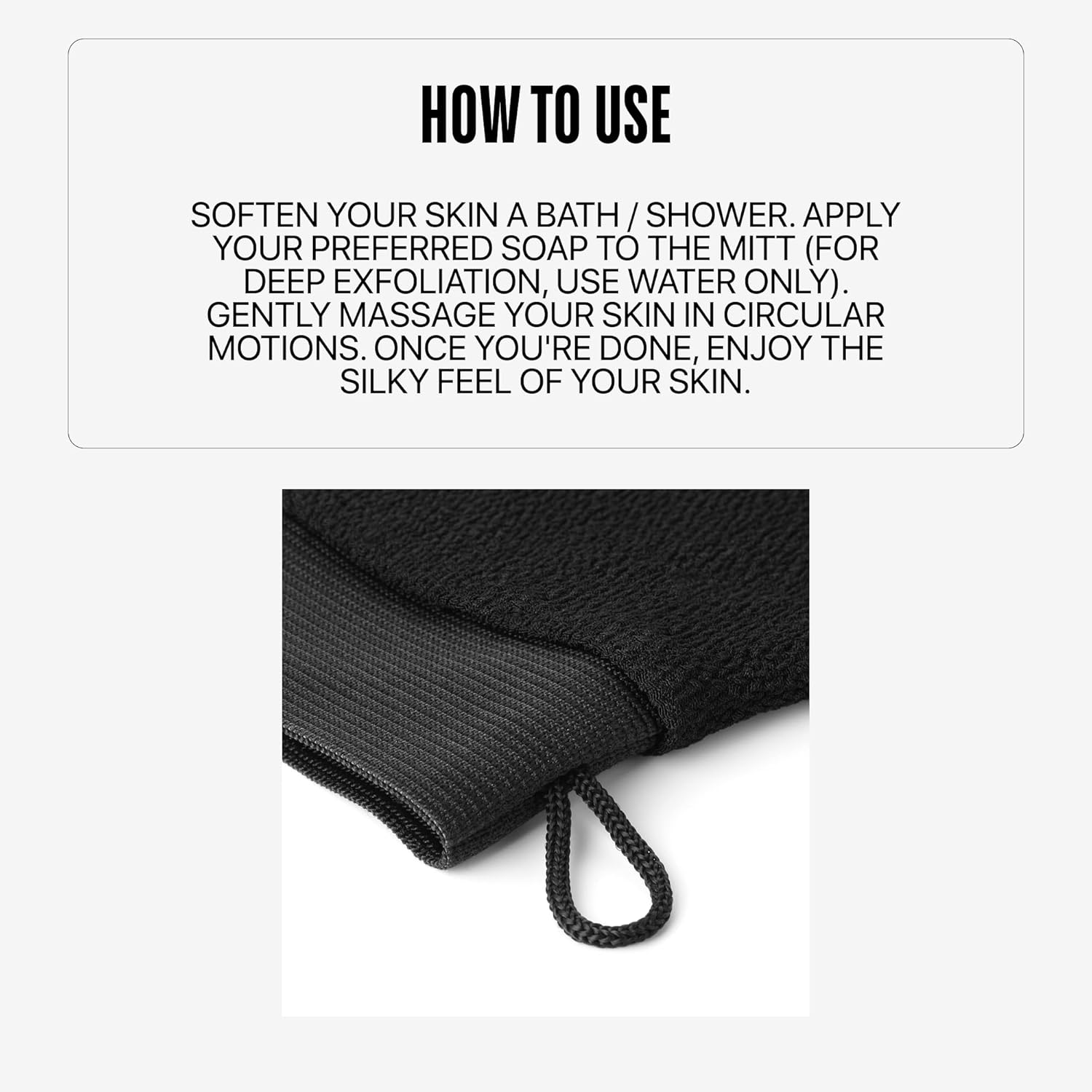 Exfoliating Mitt for Body Scrub Exfoliator Glove Revive Glow Keesa Exfoliating Glove Exfoliate Bath Korean Deep Exfoliating Gloves for Shower Dead Skin Remover Scrubber Exfoliation