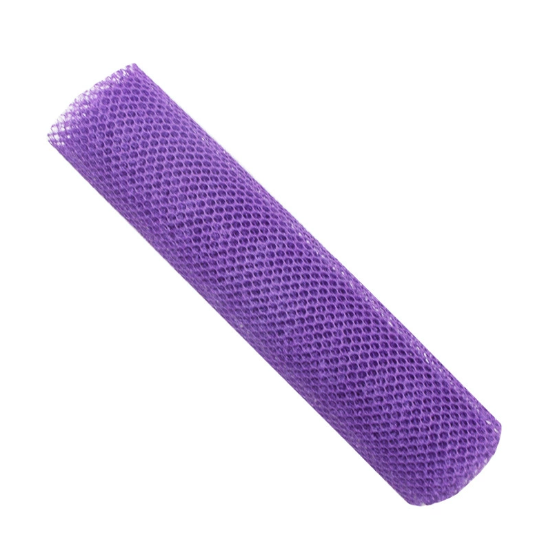 2PCS African Bath Sponge African Net Long Net Bath Sponge XL 80CM Exfoliating Shower Body Scrubber Back Scrubber Skin Smoother,Great for Daily Use (Pink ,Purple)