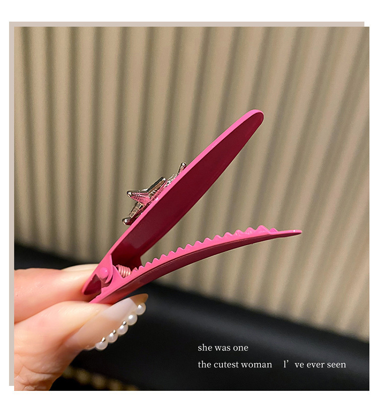 TS Y2K Hair Clips for Girls Women, Cute Hair Clips for Women Pink Silver Black Hair Accessories, Heart Bow Star Hair Clips Y2K Accessories Kawaii Hair Clips