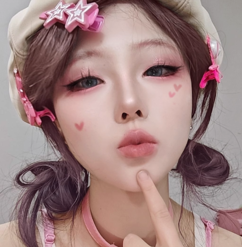 TS Y2K Hair Clips for Girls Women, Cute Hair Clips for Women Pink Silver Black Hair Accessories, Heart Bow Star Hair Clips Y2K Accessories Kawaii Hair Clips