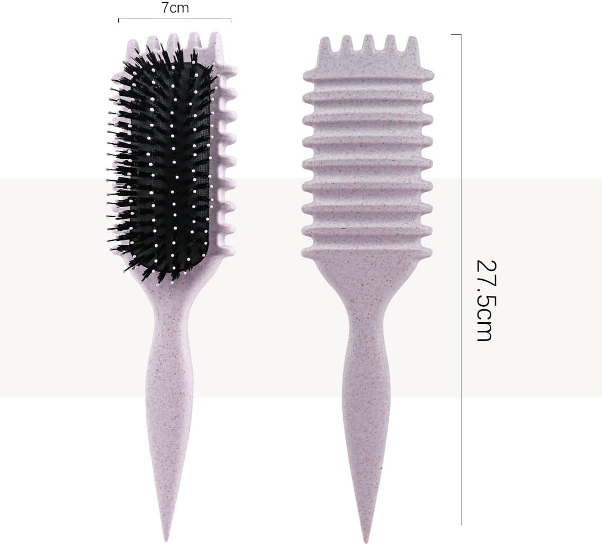 1 Piece Bounce Curl Define Styling Brush -Premium Curly Hair Brush, Wet & Dry Detangler, Essential Tool for Shaping & Perfecting Your Curls