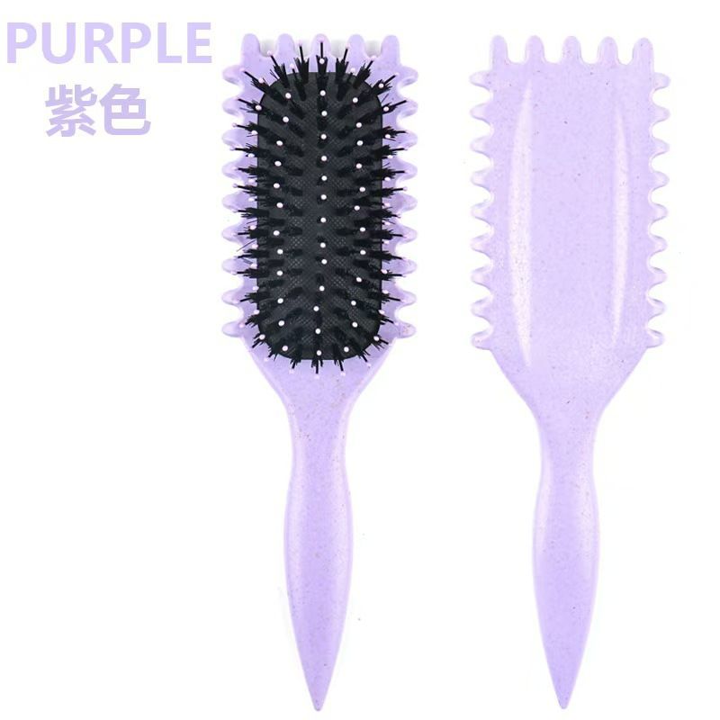 1 Piece Bounce Curl Define Styling Brush -Premium Curly Hair Brush, Wet & Dry Detangler, Essential Tool for Shaping & Perfecting Your Curls