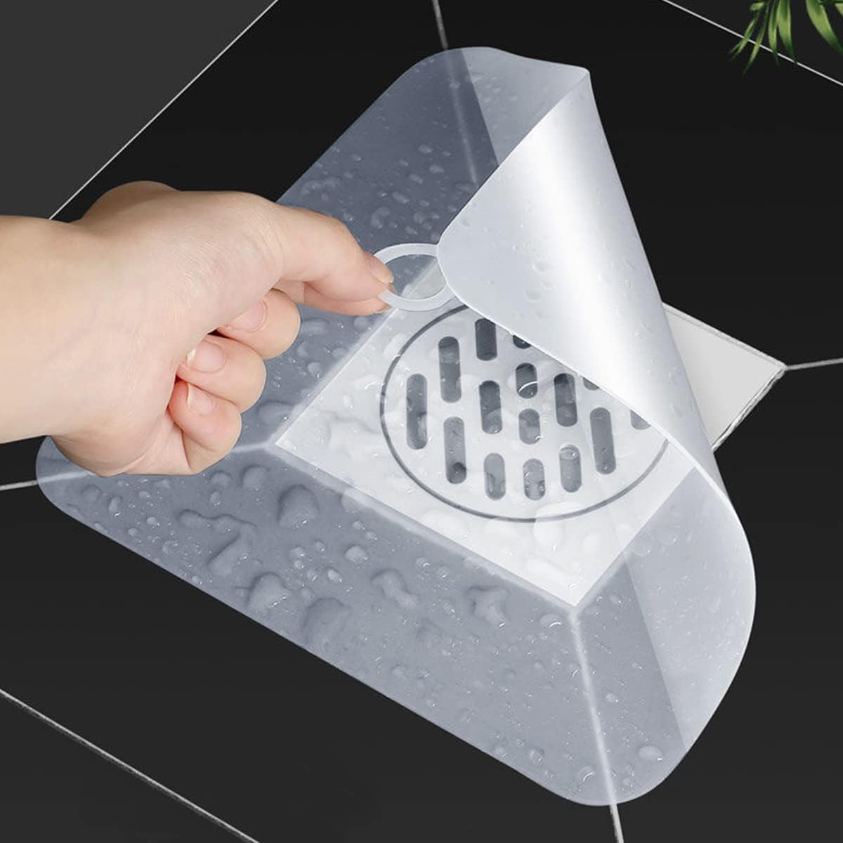 2 Pieces Thick Silicone Floor Drain Stopper Anti-smell Floor Drain Deodorant Cover Insect-proof Seal Cover Silicone Tub Stoppers Anti-Odor Mat for Kitchen, Bathroom and Laundry Room