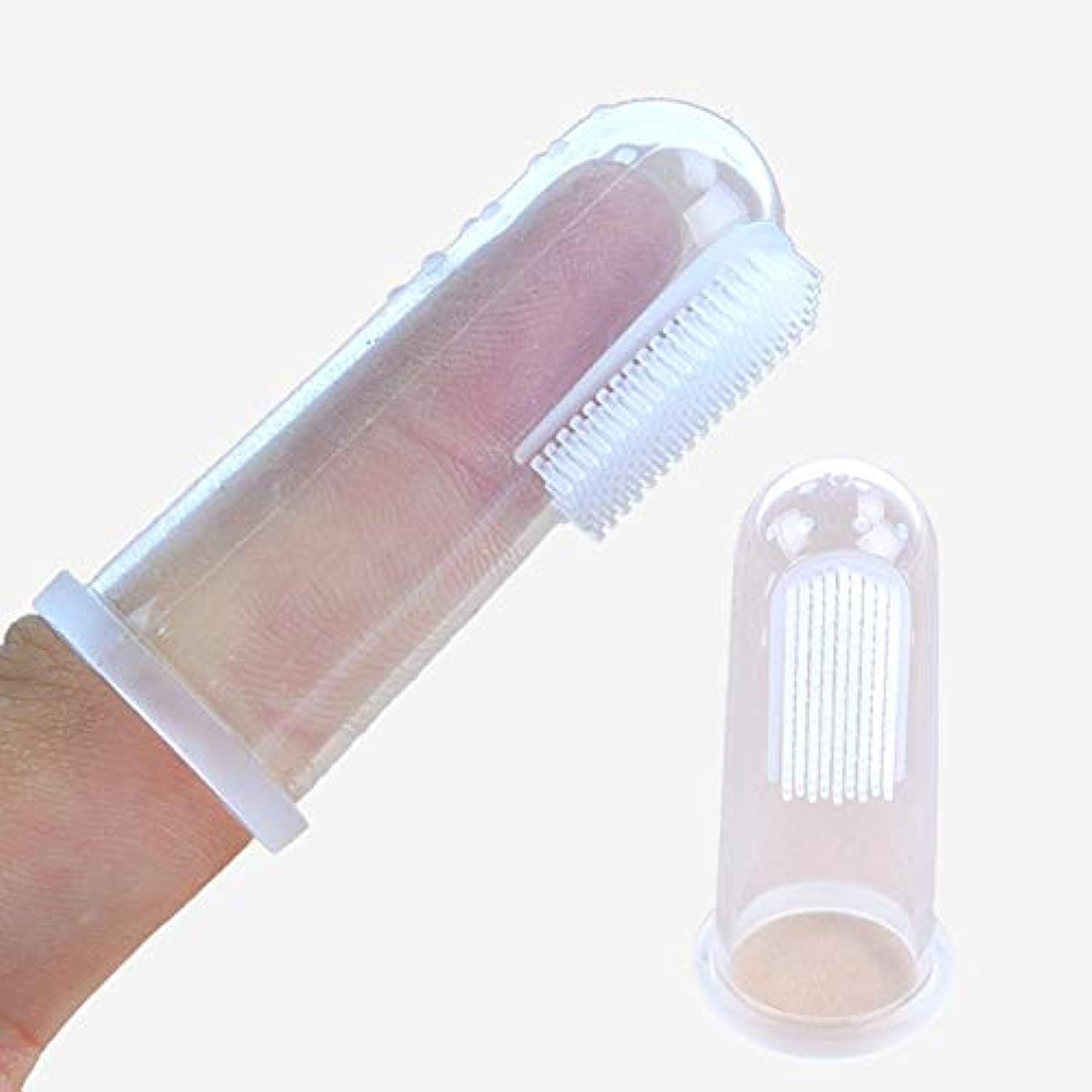3PCS Baby Finger Toothbrush for Training Teething - Infant & Toddles & Lids Teeth Brush Soft Babies Toothbrushes Oral Cleaning Massager to Train Your Child Healthy Oral Habits -3 PCS