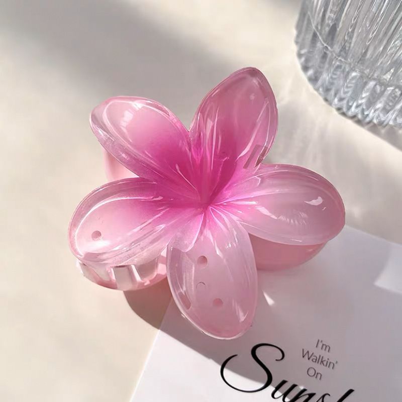Flower Hair Claw Clips for Thick Hair, Strong Hold Nonslip, Hawaiian, Cute Large Hair Clips, Hair Accessories for Women Girls Holiday Gifts