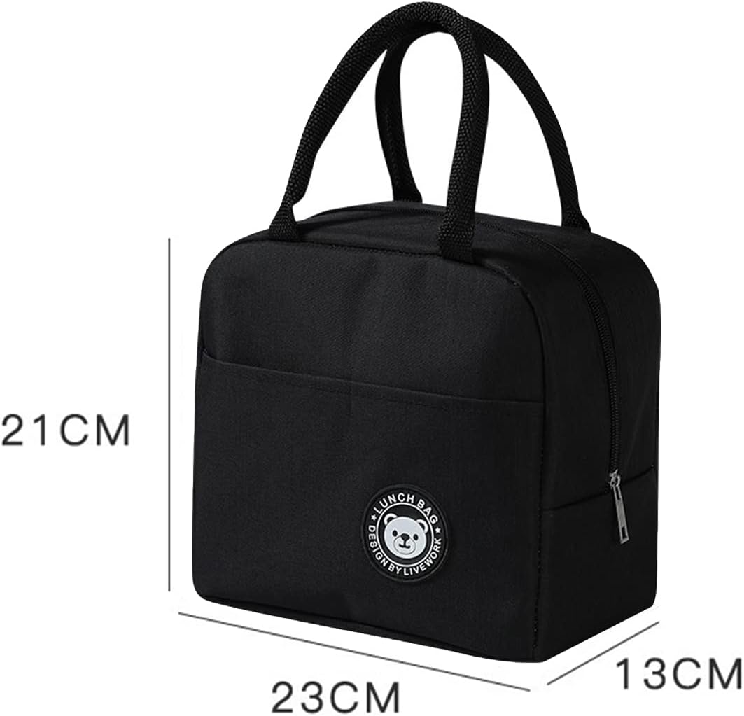 Lunch Bag Reusable Insulated Lunch Tote Bag Waterproof and Durable Handbags for Office Work School Picnic Hiking Beach Fishing