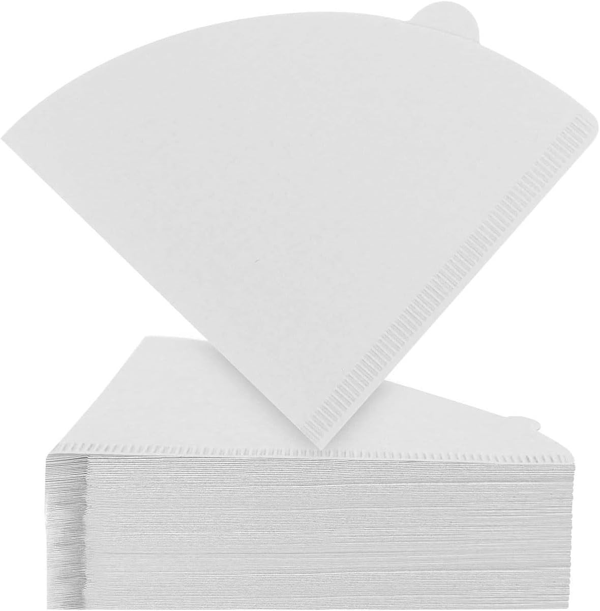Coffee Filter Size 02 Cone Filters 100 Count, V60 V-Shaped Disposable Coffee Paper Filters 2-4 Cup, Cone Coffee Filters For Pour Over and Drip Coffee Maker Wood Fiber