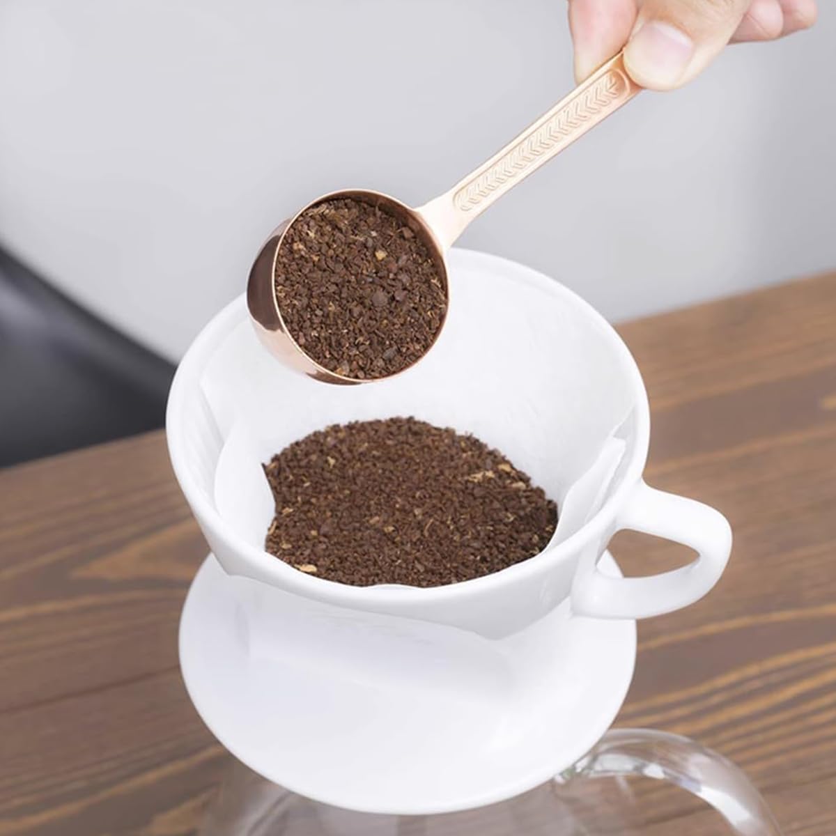 Coffee Filter Size 02 Cone Filters 100 Count, V60 V-Shaped Disposable Coffee Paper Filters 2-4 Cup, Cone Coffee Filters For Pour Over and Drip Coffee Maker Wood Fiber