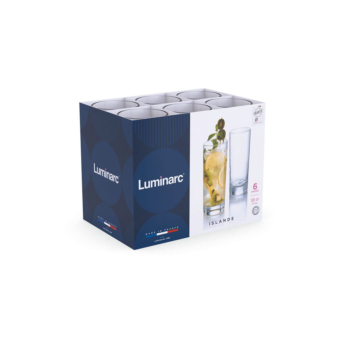Glass Luminarc Islande Transparent Glass 330 ml