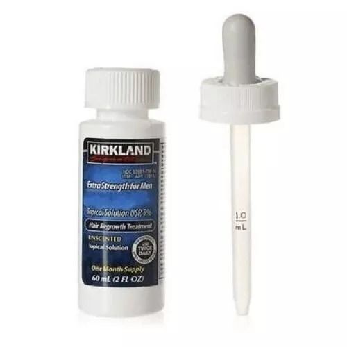 kirkland  minoxidil 5% + dermaroller 0.5mm beard / hair growth kit ,treat hair loss +baldness +regrow beards+ hairline ,antihairloss kit for faster results