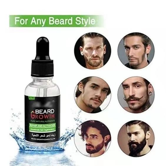 DERMAROLLER 0.5MM + BEARD OIL BEARD GROWTH KIT& MAINTENANCE  FOR THICKER ,FULLER DENSER & HEALTHIER BEARD