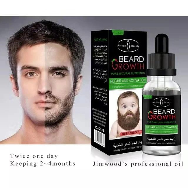 DERMAROLLER 0.5MM + BEARD OIL BEARD GROWTH KIT& MAINTENANCE  FOR THICKER ,FULLER DENSER & HEALTHIER BEARD