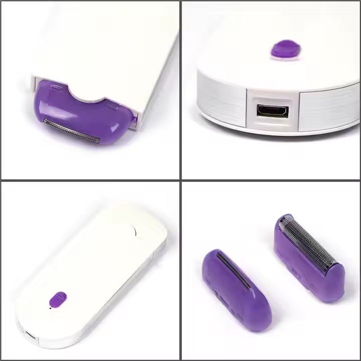 Painless Women Shaver, Electric Hair Removal ,Fast Charge, Depilatory Sense-light Body Bikini Epilator, remove all body hair painlessly without damaging skin , avoid chemical hair removal.CORDLESS.