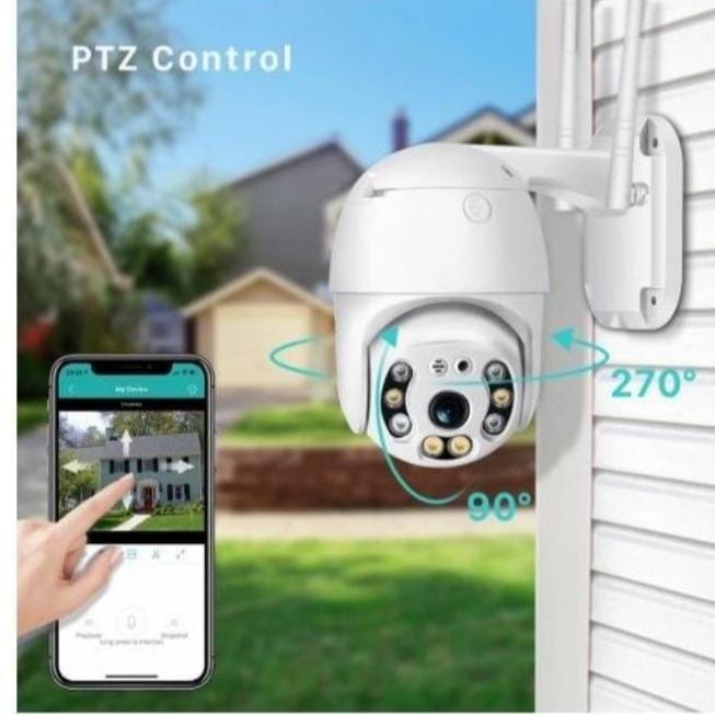 Wireless day and night vision smart wifi cctv camera 360 Ptz 1080P HD resolution- Audio recording- Motion detection alarm- PTZ control- Two-way audio- Mobile video surveillance-IP66 waterproof