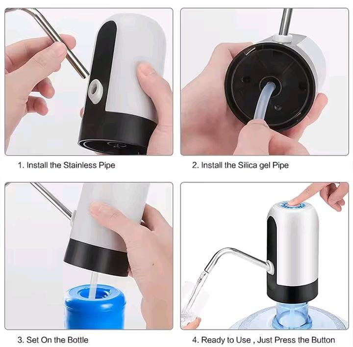 High quality Electric hand press water pump This automatic rechargeable water dispenser pump is made of safe material that is BPA free drinking water dispenser,