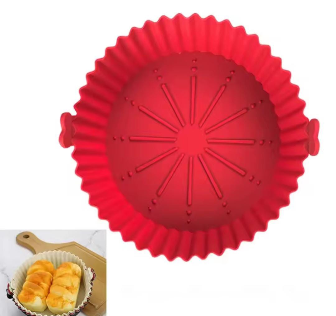 50pcs Air Fryer Paper Liner Disposable Airfryer Paper Mat Round Airfryer Paper Steamer Mat Baking Mats Air Fryer Accessories Oil-proof Non-stick Cook Tools Kitchen Oven Paper Baking Paper Microwave