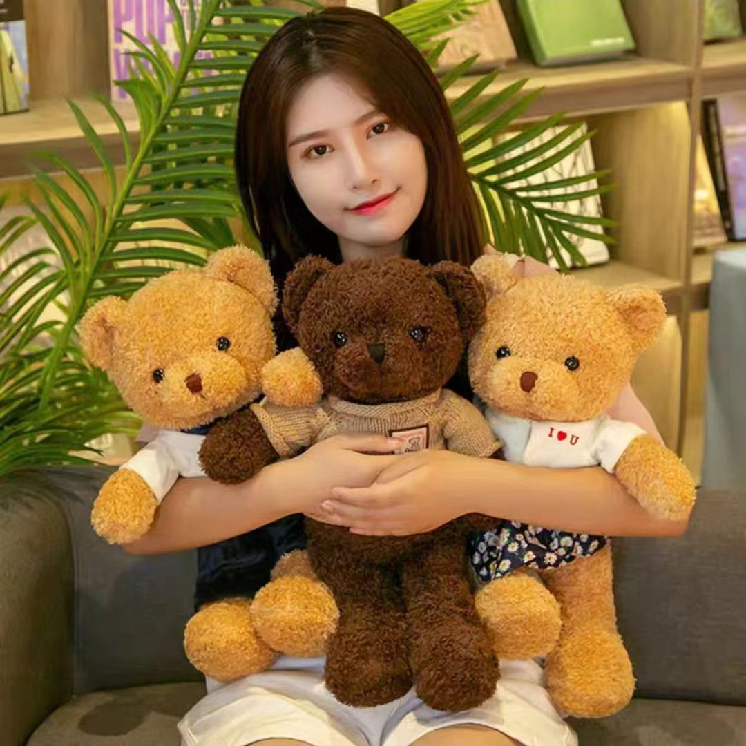 Toy gifts For Birthday girl baby toy birthday gift, gift for girlfriend, toy A plush bear toy that accompanies children's growth, a gift for friends on festivals