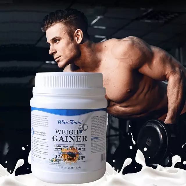 Wins Town Weight Gainer and Muscle Builder Supplement Protein Powder Supports Muscle Growth, Promotes Weight Gain, Boosts Energy, Easy to Mix