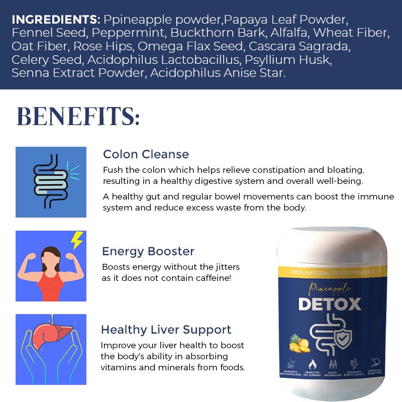 Extreme Detox Powder For Complete Body Cleanse, Liver Health, Digestive Balance, Weight Management, Energy Boost, Skin Clarity And Toxin Elimination Support
