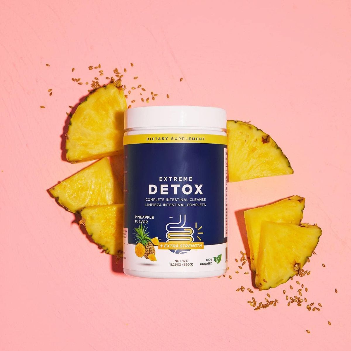 Extreme Detox Powder For Complete Body Cleanse, Liver Health, Digestive Balance, Weight Management, Energy Boost, Skin Clarity And Toxin Elimination Support