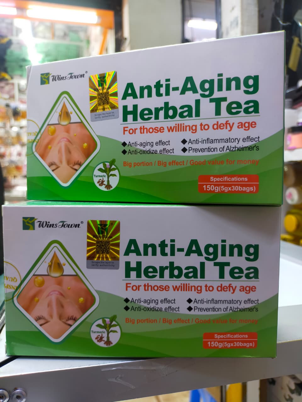 Winstown Anti-Aging Tea and Anti-Aging Gummies Immunity Support, Firm Skin and Radiance Antioxidants Promote New Skin Cell Renewal, Smooth Wrinkles and Boost Vitality